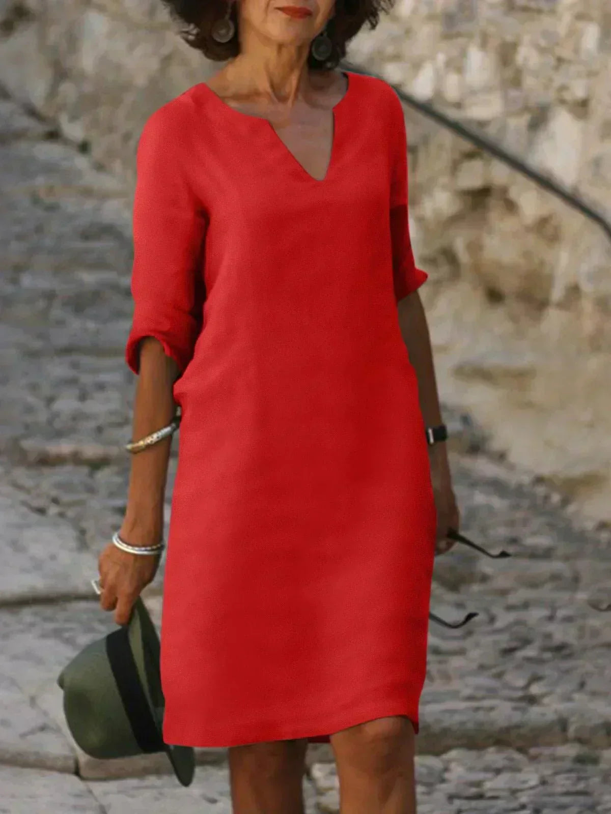 Beatrice™ | Vestido Elegante con Escote en V Refinado