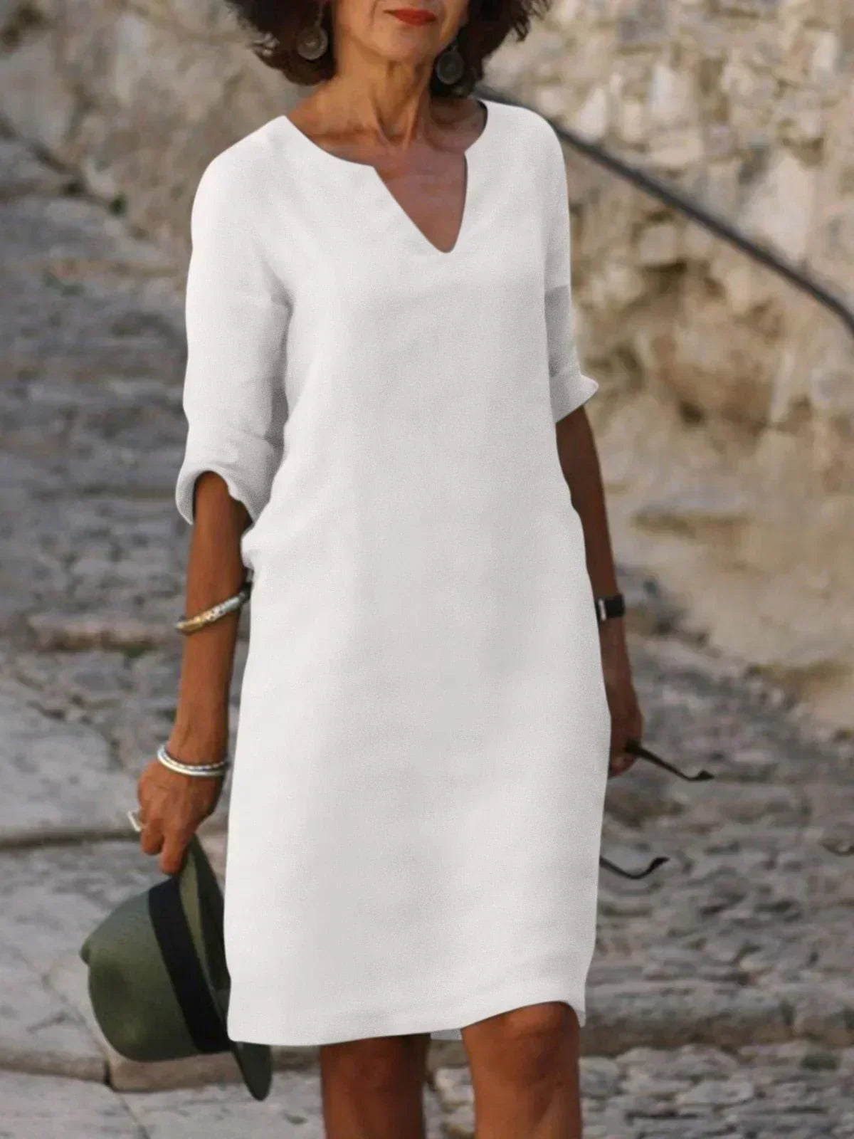Beatrice™ | Vestido Elegante con Escote en V Refinado