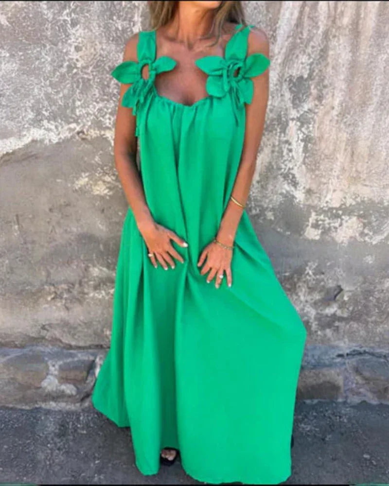 Saskia™ | Maxi Vestido con Estampado Floral