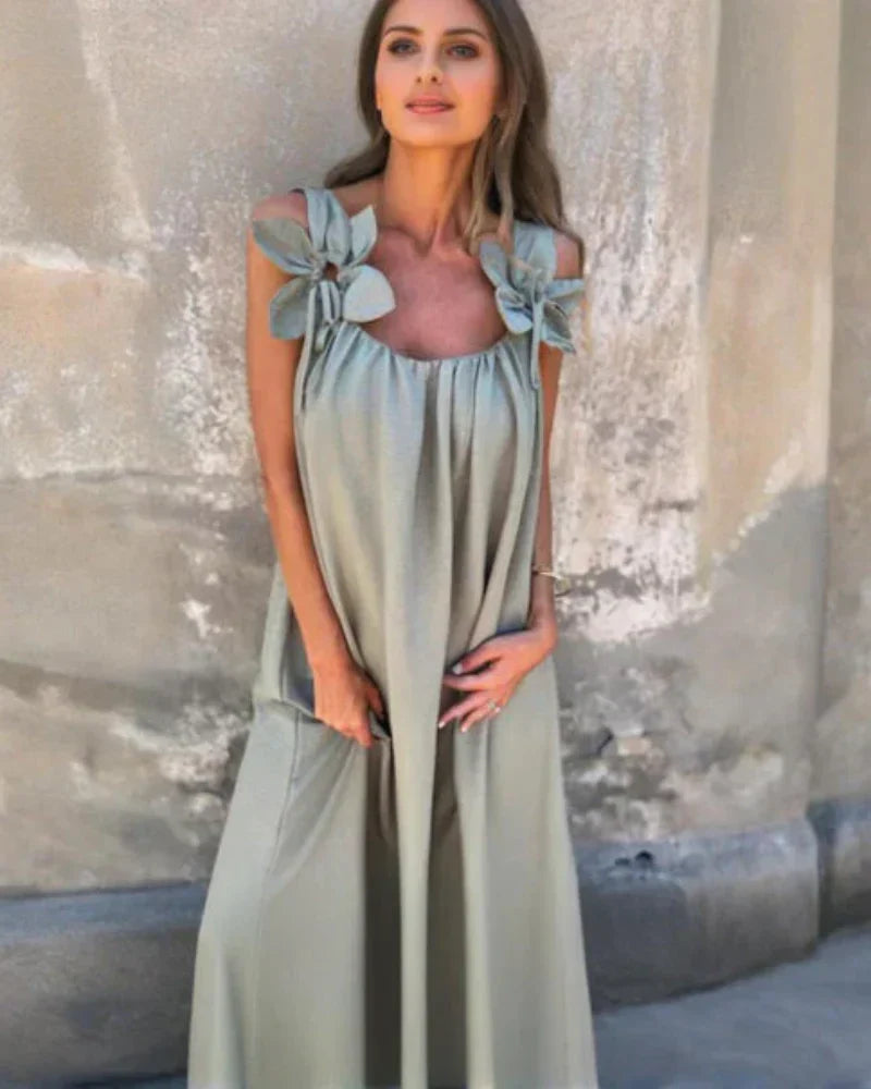 Saskia™ | Maxi Vestido con Estampado Floral