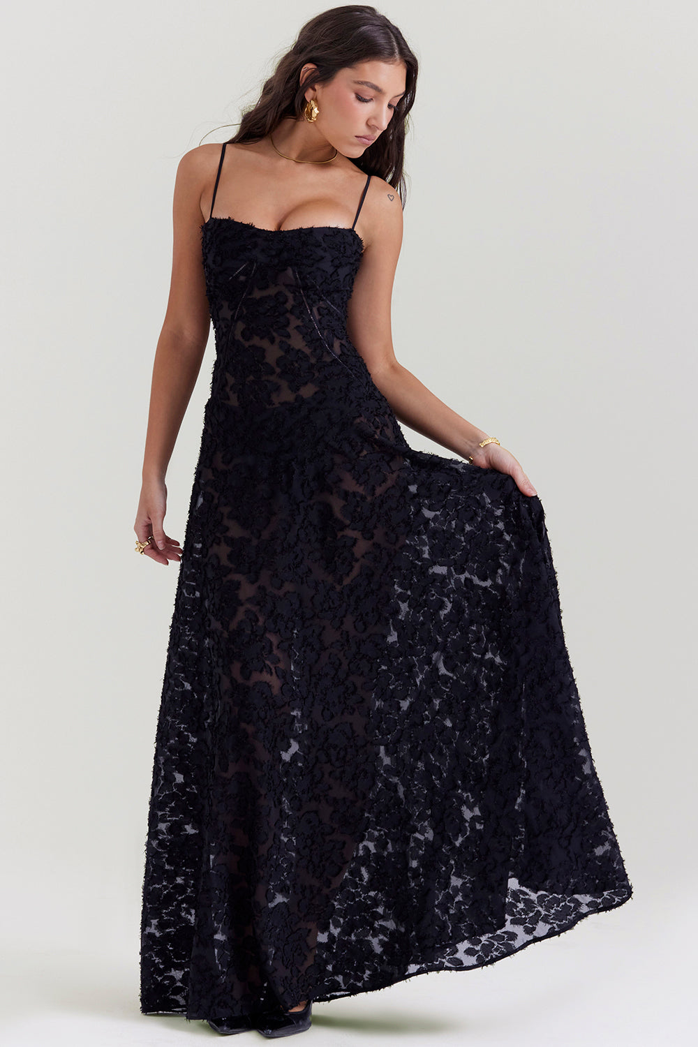 Paulette™ | Elegante Vestido Largo con Corsé