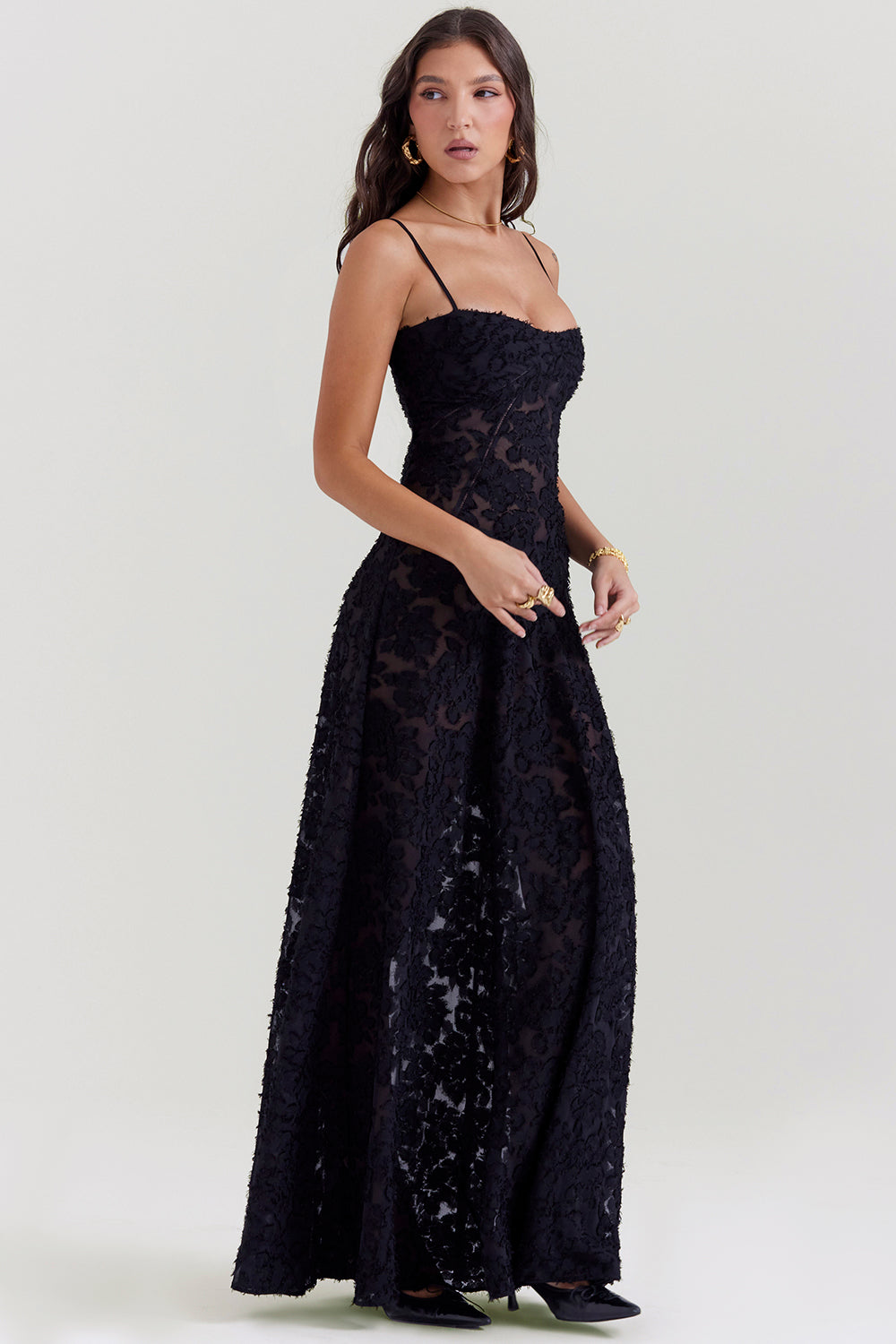 Paulette™ | Elegante Vestido Largo con Corsé