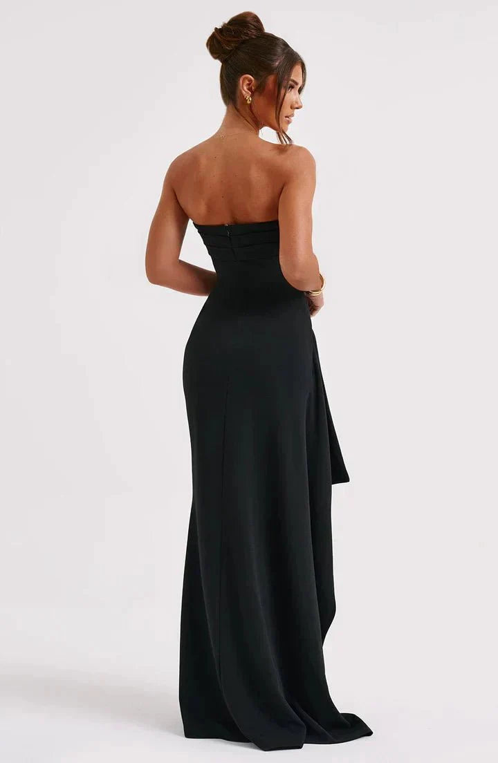 Stacy | Vestido Maxi Sin Hombros