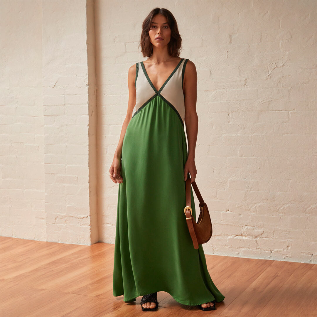 Staceyâ„¢ | Vestido Midi en Elegante Terciopelo