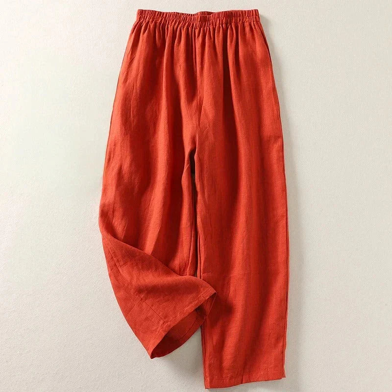 Tamara - Pack de 5 Pantalones Ligeros de Lino