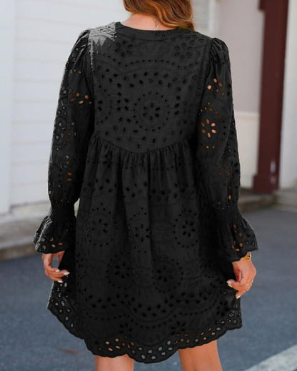 Liliane™ | Vestido Corto de Encaje