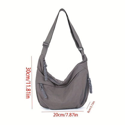 Bolso de Hombro Elegante de Nylon para Mujer