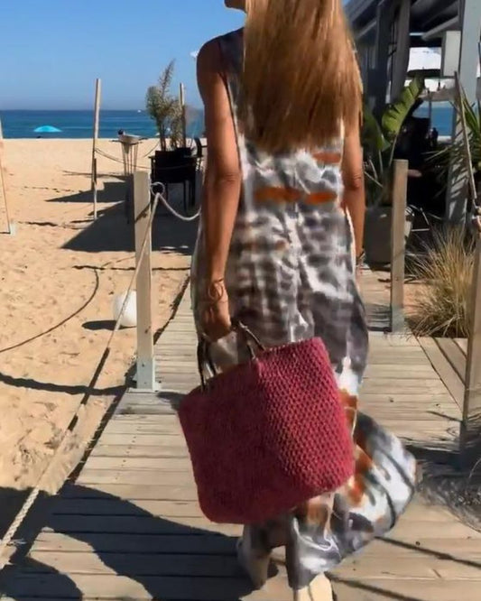 ÉLODIE™ | Vestido de Verano Sin Mangas en Refinado Estilo Tie-Dye
