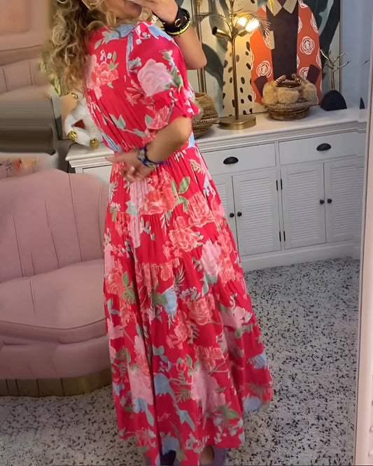 Marina™ | Vestido veraniego con flores y bolsillos prácticos