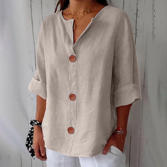 Carolina™ | Camisa de lino ligera y fresca para días soleados