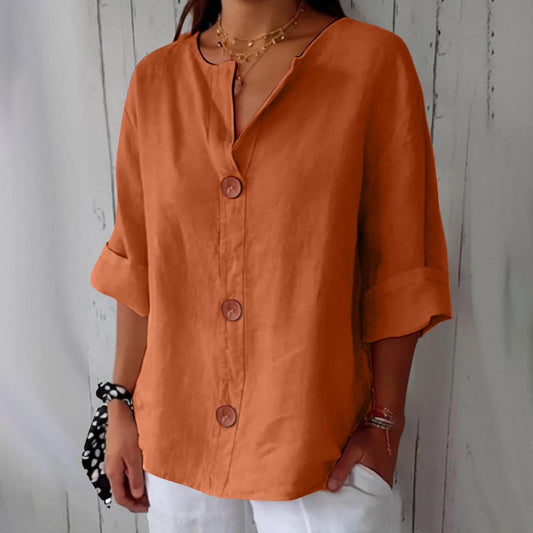 Carolina™ | Camisa de lino ligera y fresca para días soleados