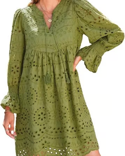 Liliane™ | Vestido Corto de Encaje