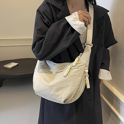 Bolso de Hombro Elegante de Nylon para Mujer