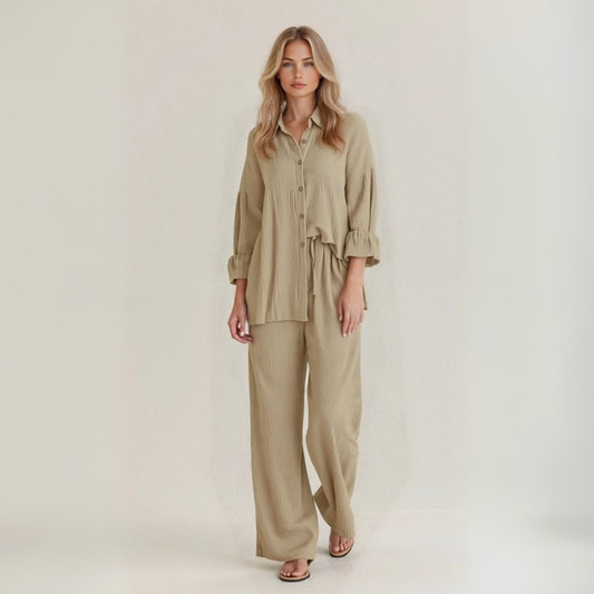 Livia | Conjunto de verano en puro lino natural