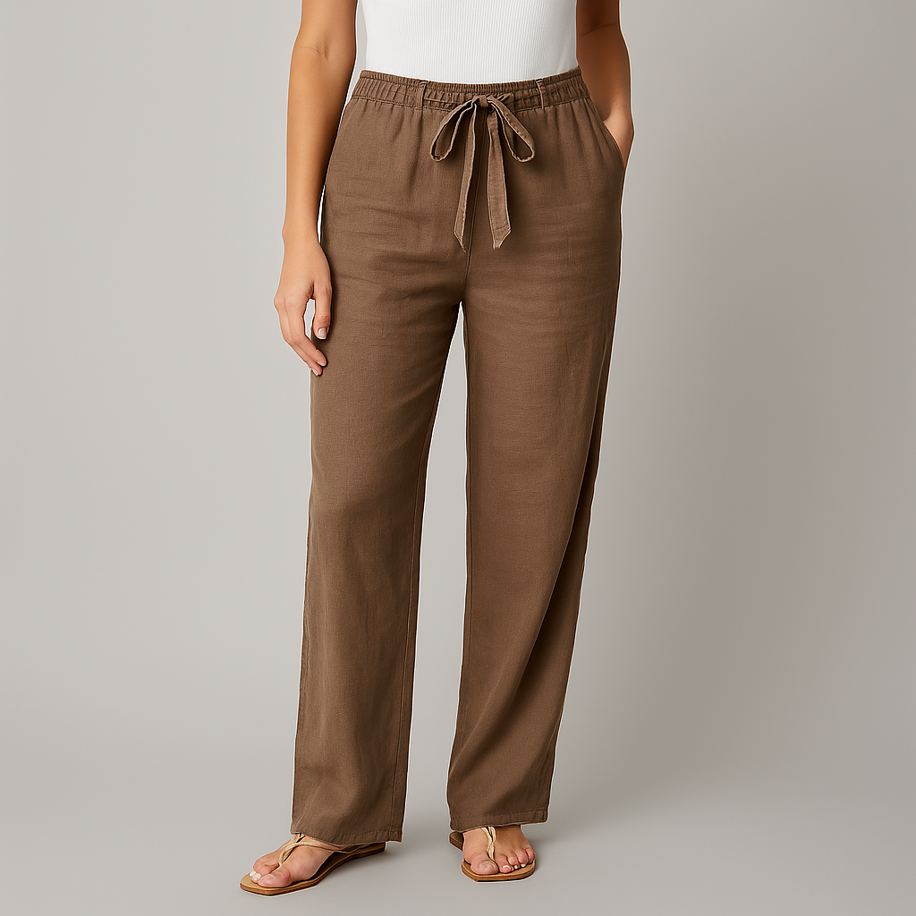 Joya del Sol™	| Pantalón moderno de lino ligero