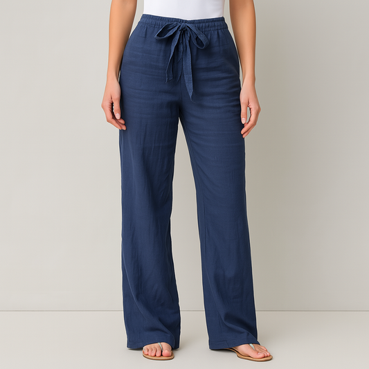 Joya del Sol™	| Pantalón moderno de lino ligero