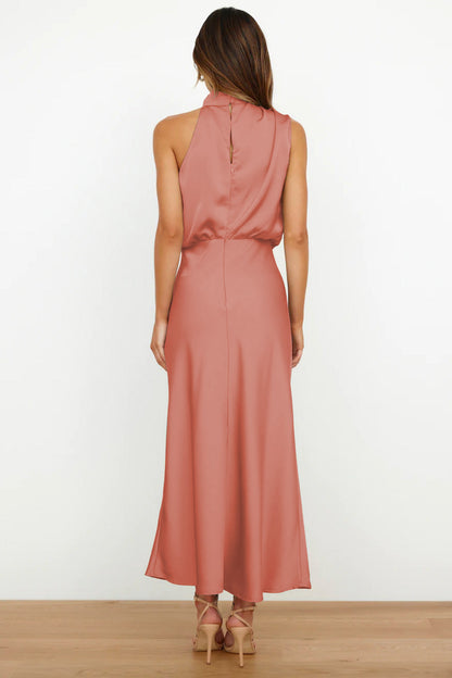 Lydia | Vestido Largo con Cuello Halter