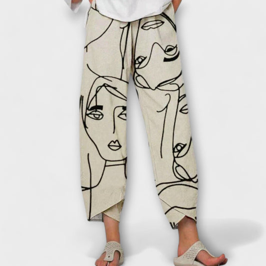 Nathalie - Pantalones de Lino