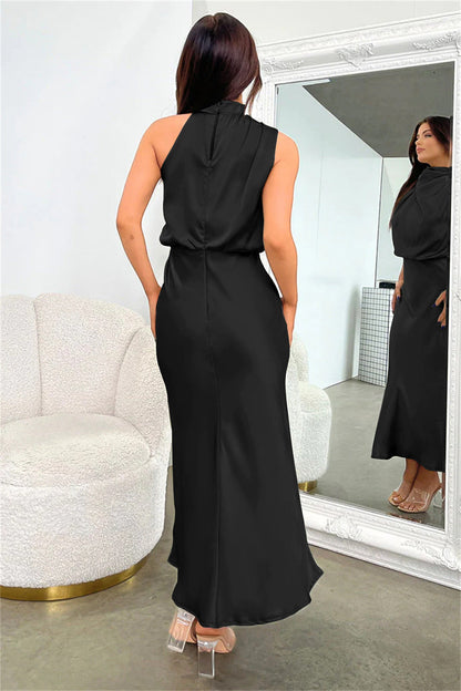 Lydia | Vestido Largo con Cuello Halter