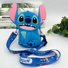 Bolso de Hombro con Estampado de Cartoon