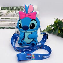 Bolso de Hombro con Estampado de Cartoon