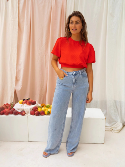 LORENA™ | BLUSA CORTA