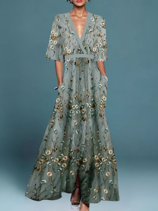 Isabella™ | Maxi Vestido de Flores