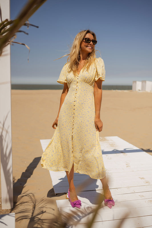 Diana™ | El Vestido Midi de Verano con Flores