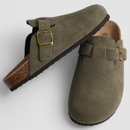 Livia | Zapatillas cómodas de ante con soporte ortopédico