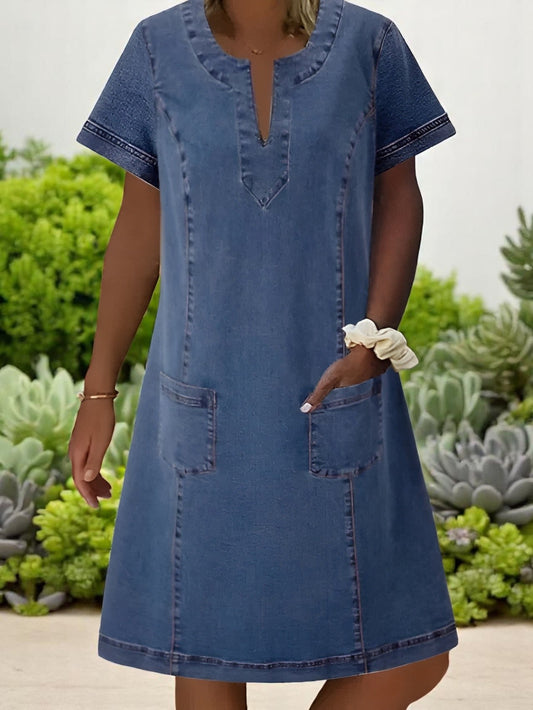 Gilja™ | Vestido Casual de Denim
