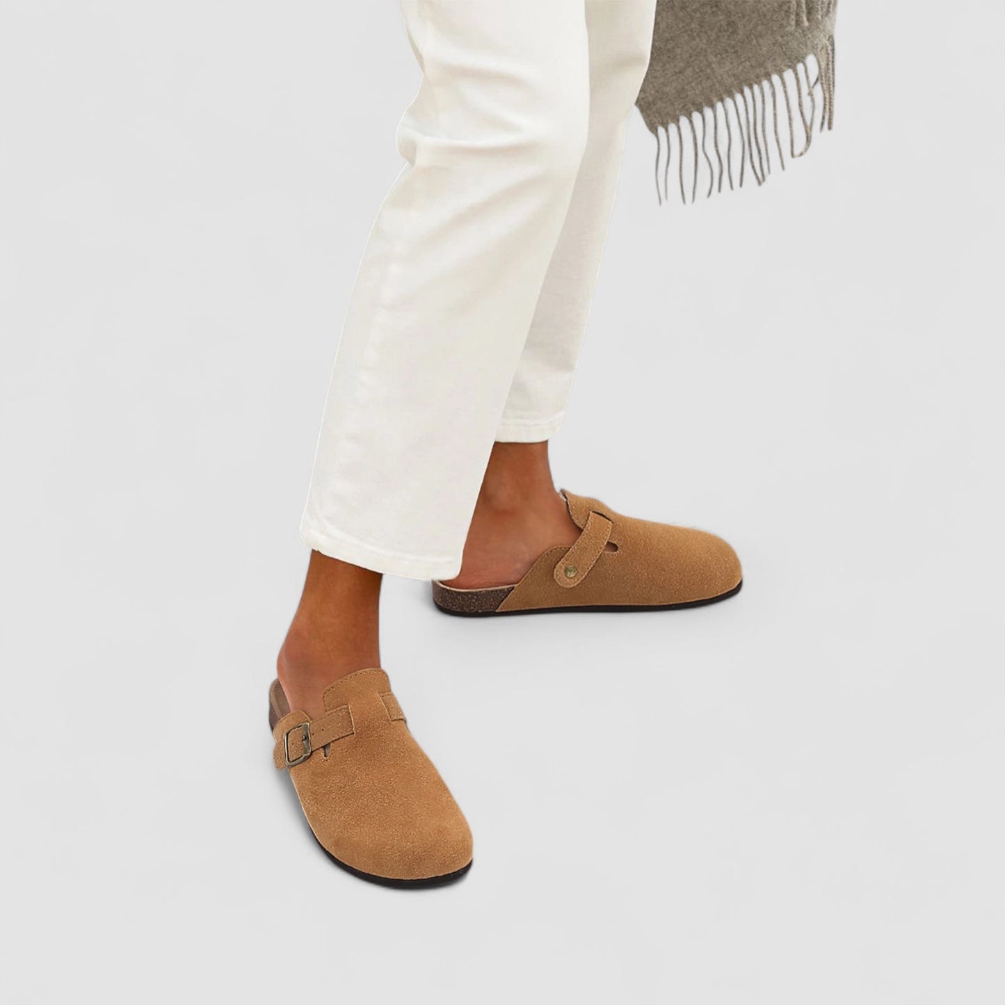 Livia | Zapatillas cómodas de ante con soporte ortopédico