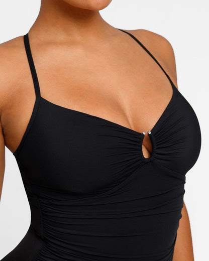 Valentina™ Traje de Baño Moldeador con Corte en U y Aro