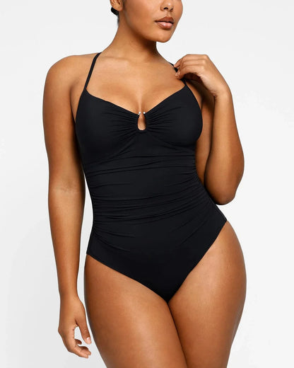 Valentina™ Traje de Baño Moldeador con Corte en U y Aro