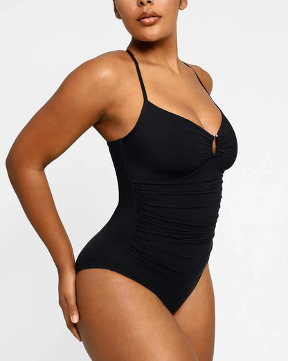 Valentina™ Traje de Baño Moldeador con Corte en U y Aro