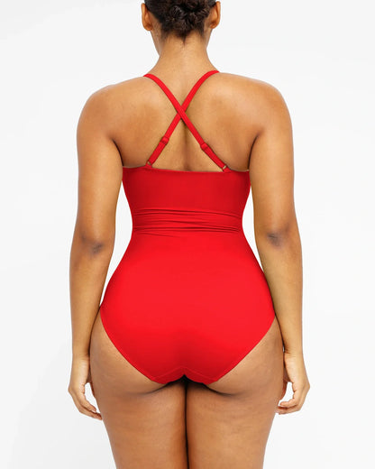 Valentina™ Traje de Baño Moldeador con Corte en U y Aro