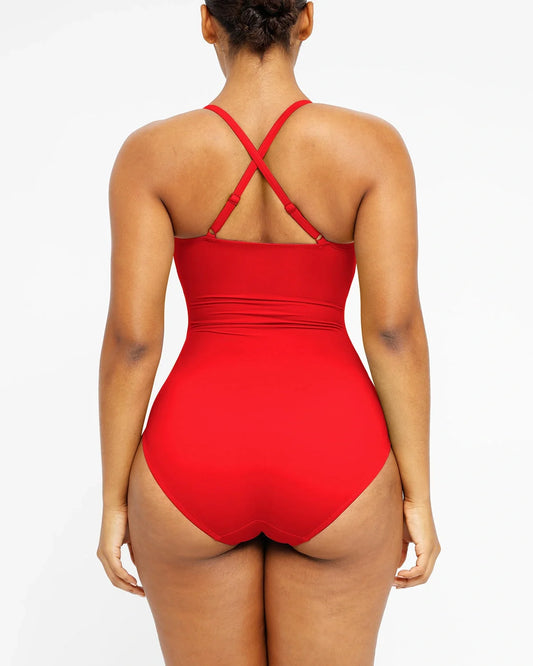 Valentina™ Traje de Baño Moldeador con Corte en U y Aro