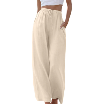 Joya del Sol™ | Pantalón elegante de algodón y lino