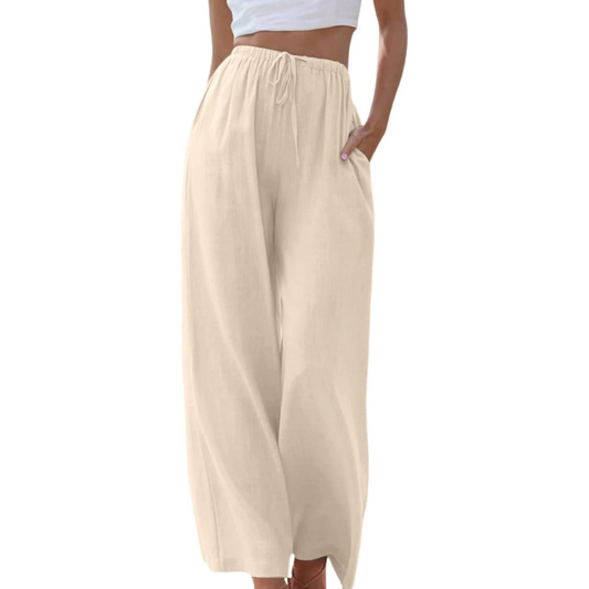Joya del Sol™ | Pantalón elegante de algodón y lino