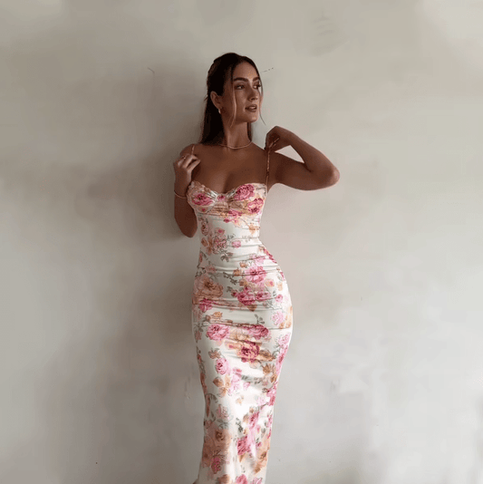 Beau | Vestido Maxi de Verano con Patrón de Flores