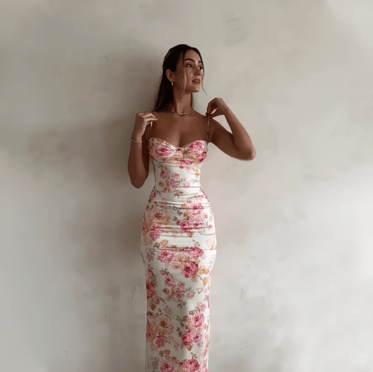Beau | Vestido Maxi de Verano con Patrón de Flores