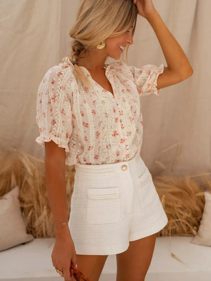 ELINA™ | LA BLUSA DE FLORES