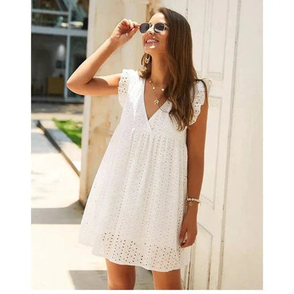 Emily™ Vestido blanco de Ibiza