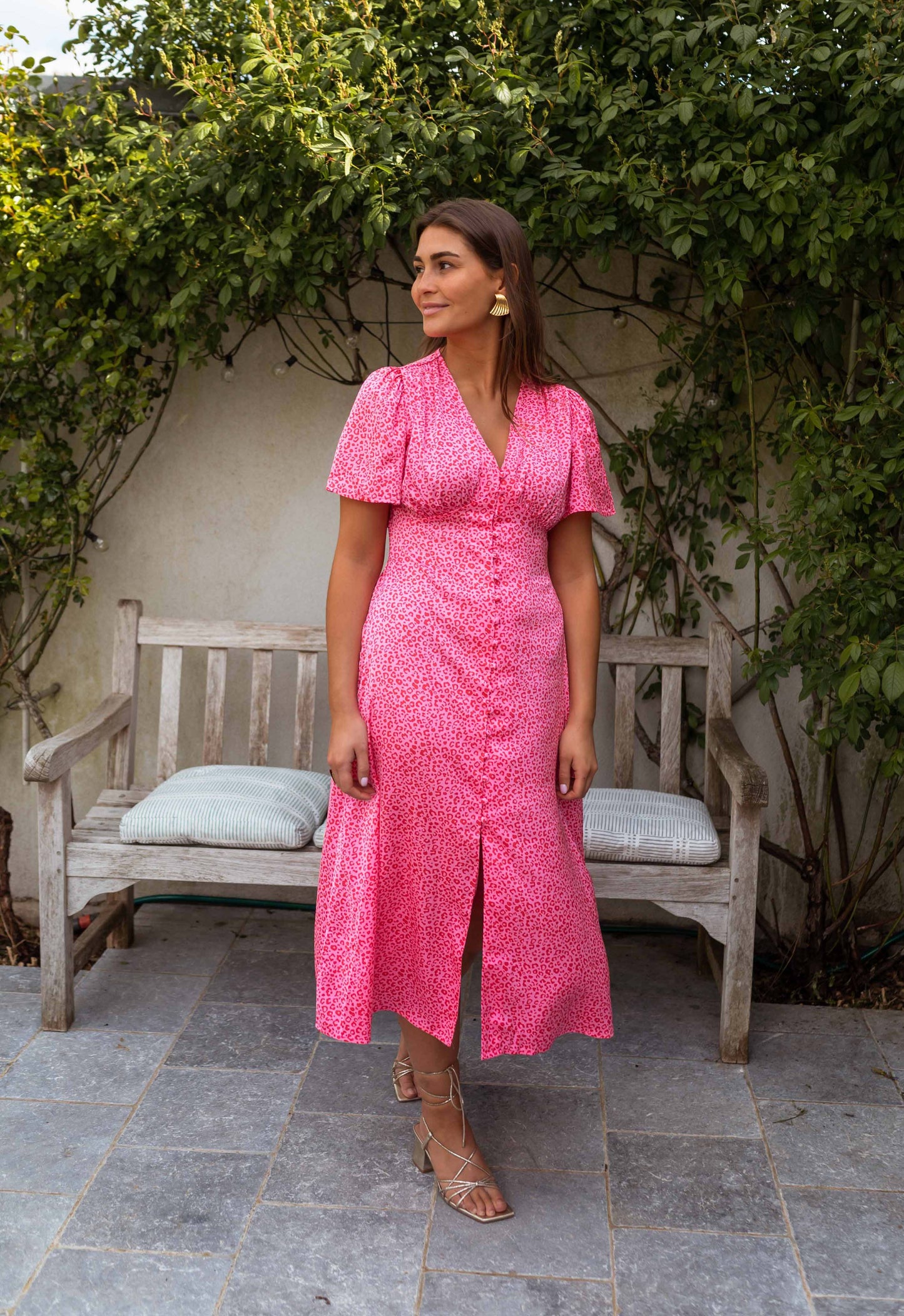 Rosanna™ | El vestido midi de leopardo