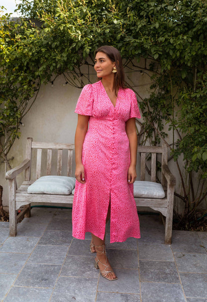 Rosanna™ | El vestido midi de leopardo