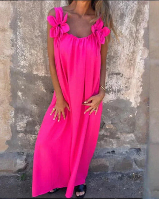 Saskia™ | Maxi Vestido con Estampado Floral