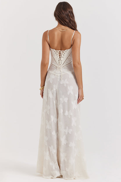 Paulette™ | Elegante Vestido Largo con Corsé