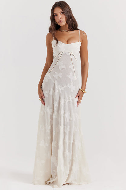Paulette™ | Elegante Vestido Largo con Corsé