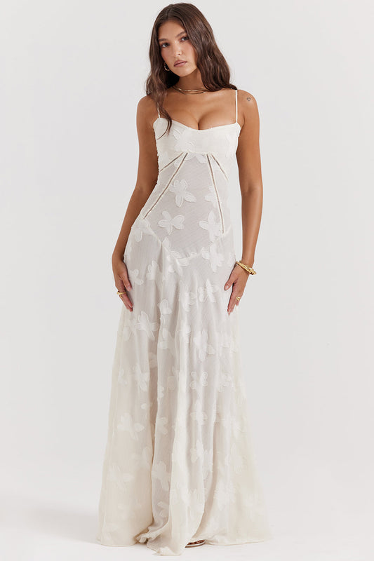 Paulette™ | Elegante Vestido Largo con Corsé