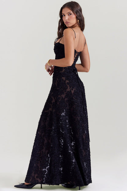Paulette™ | Elegante Vestido Largo con Corsé