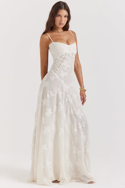 Paulette™ | Elegante Vestido Largo con Corsé